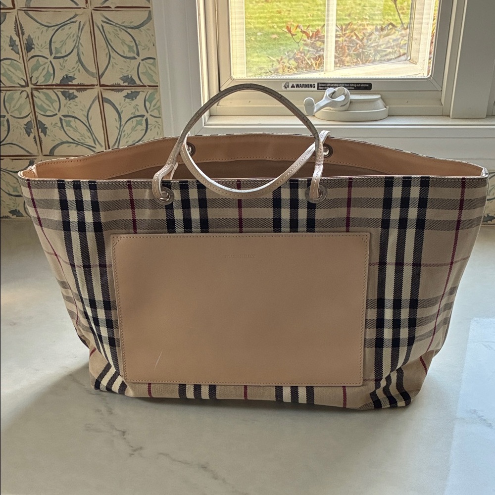 Burberry Nova Check Tote Bag